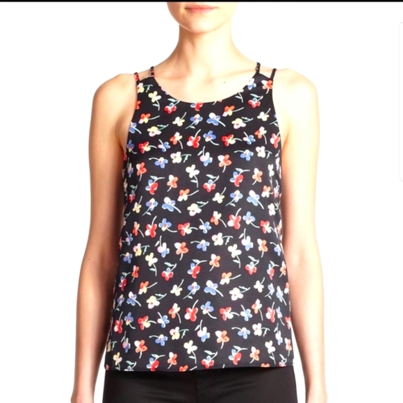 Cooper & ella floral‎ strap tank top - Picture 3 of 4